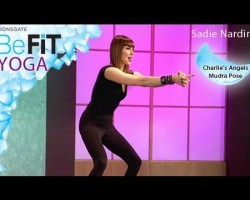 BeFit Yoga: Sadie Nardini- Charlie’s Angels Mudra Pose