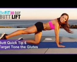 Quick Tip #6: How To Target Tone the Glutes | 30 DAY BUTT LIFT