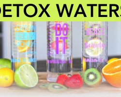 3 Detox Water Recipes for fat flushing, anti-aging, and beauty