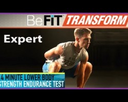 BeFiT Transform: 14 Min Lower-Body Strength Endurance Test- Expert Level