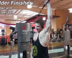 Shoulder Workout Finisher! (YOU HAVE TO TRY THIS!!)