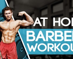 At Home FULL BODY Barbell Workout! (INSANE METABOLISM BOOSTER!)
