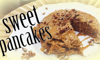 Sweet Potato Pancakes! Healthy Vegan Breakfast | CHEAP CLEAN EATS