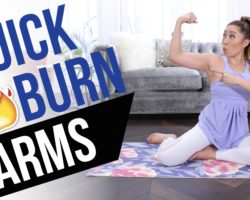 Quick Burn Arms! Incredible Arm Toning Workout – no equipment, no pushups!
