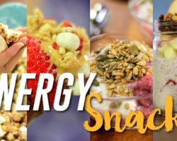 4 ENERGY BOOSTING snack ideas for when you’re feeling tired!