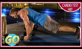 Fat-Burning Cardio Test HIIT Workout: BeFiT GO- 10 Mins