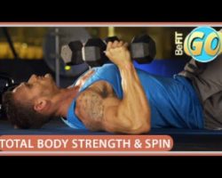 Total Body Strength & Spin Routine: BeFiT GO- 15 Min