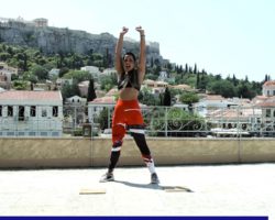 24 min Abs & Butt Workout from Athens, Greece