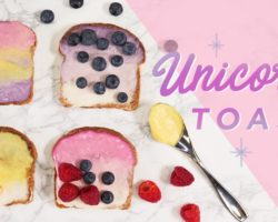 How to Make Unicorn Toast (Vegan) | CHEAP CLEAN EATS