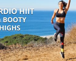 18- Minute Cardio HIIT Workout with Focus on Butt and Thighs : No Equipment