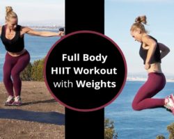 Full Body HIIT Workout with Weights – Fat Burning Cardio HIIT