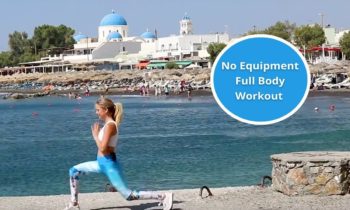 An Easy Full Body Blast – No Weights from Santorini Greece