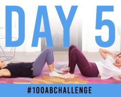 Day 5: Crunches! | #100AbChallenge w/ Kina Grannis