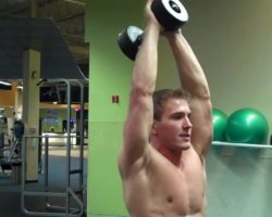 How To: Standing Overhead Dumbbell Tricep Extension
