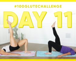 Day 11: Single Leg Raisers in Bridge! | 100 Glute Challenge w/ Sydney Olson