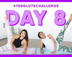 Day 8: Clamshell Kick! | 100 Glute Challenge w/ Vidya Vox